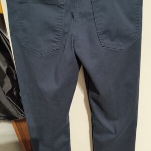 Men's Slim Fit Navy Jean Style Pants